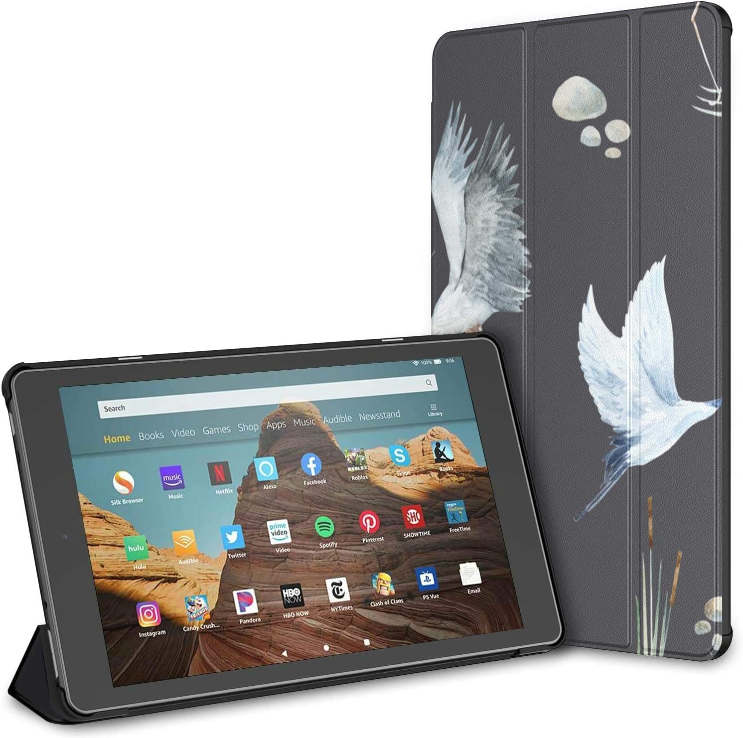 Custodia Intelligente In Pelle Per Nuovissimo Tablet Amazon Fire HD 10 - Foto 9