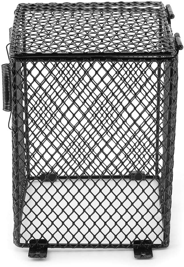 Reptile Lamp Cover, Reptile Anti-Scald Lampshade Ceramic Heating Lamp Holder for Spiders Scorpions Lizards(Cubiod) - Image 3