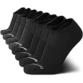 Reebok Mens Low Cut Socks - 8 Pack Stretch Performance Basic No Show - Flat Athletic Socks for Men (Shoe Size 6-12.5)