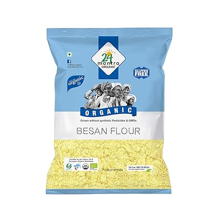 24 Mantra Organic Besan flour (Gram flour) 500 grams
