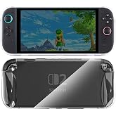 Protective Case for Nintendo Switch 2 2025, TPU Ergonomic Switch 2 Case | One Piece Switch 2 Protective Shell Shock-Absorbent &amp; Anti-Scratch Soft Slim Cover Switch 2 Accessories, Crystal Clear