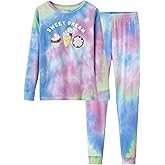 Sleepover Pajama Set for Girls Tie Dye Cotton Snug-fit Long Sleeve PJ Size 4T-14