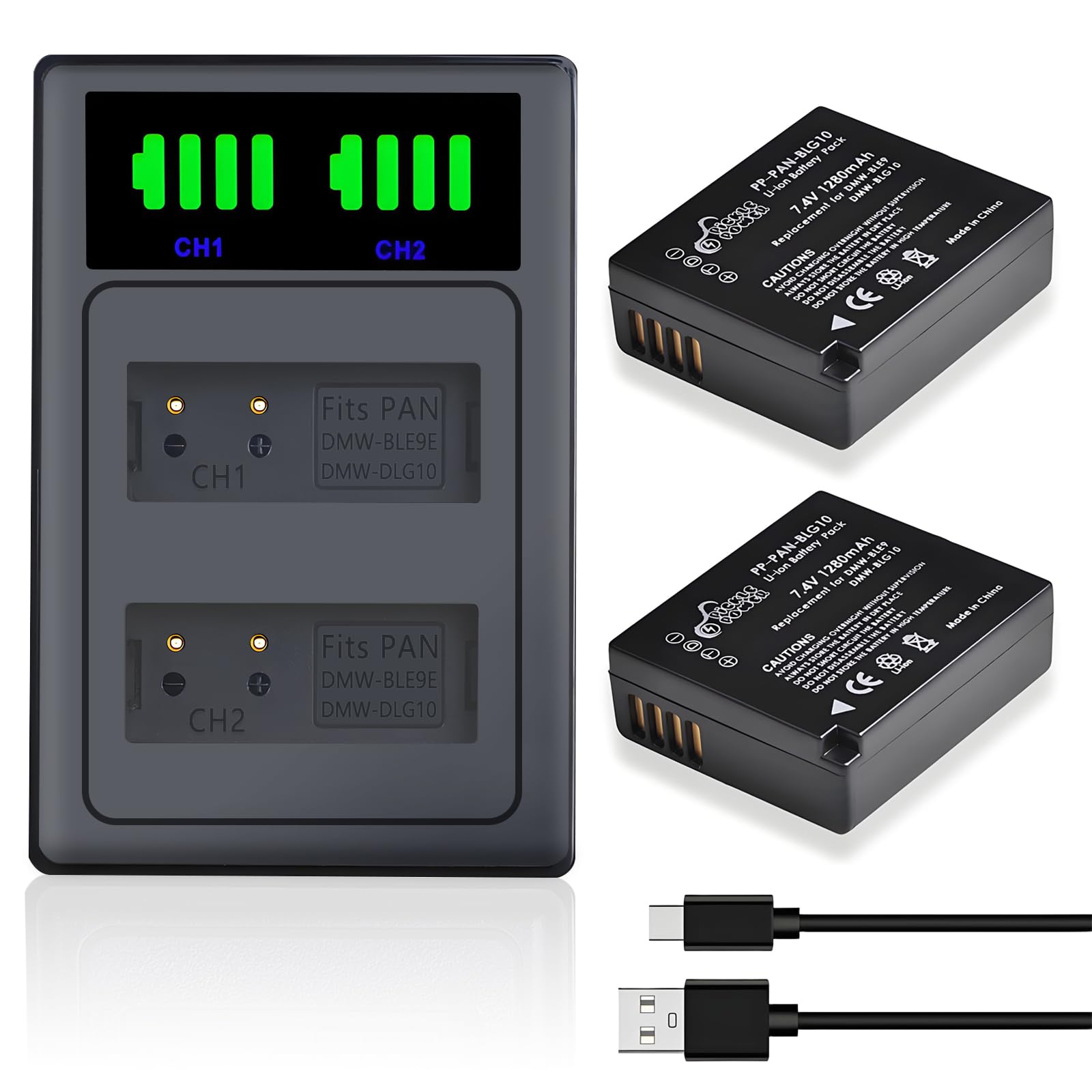 DMW-BLG10 DMW-BLG10PP DMW-BLE9 Battery and LED Dual