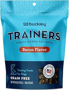 Buckley Trainers - All Natural Low Calorie Grain-Free Dog Training Treats, 6-Ounce