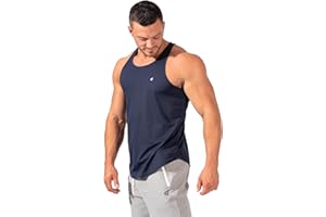 Jed North Men's DRI-FIT Microfiber Bodybuilding Stringer Tank Top Weight-Training Y-Back Racerback