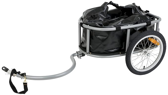 Top Van Reisetransport-Anhänger, schwarz, 130 x 67 x 44 cm,61002801