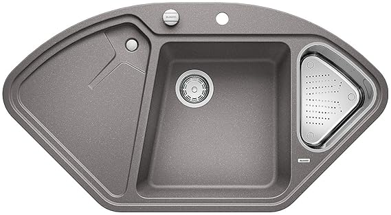 Blanco Delta II, Küchenspüle, Granitspüle aus Silgranit PuraDur, 1