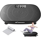 MERACH Vibration Plate Exercise Machine, Whole Body Workout Equipment for Women, Bluetooth and Silicone Pedal, Vibration Plat