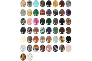 JUSTINSTONES Wholesale Lot Multi-color Gemstone Round Oval Cab Cabochon For Jewelry Making