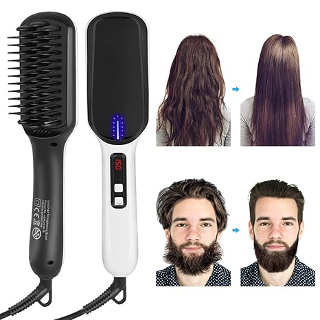 Buy Xrexs Xrexs Ionic Hair Straightening Brush Beard Straightener