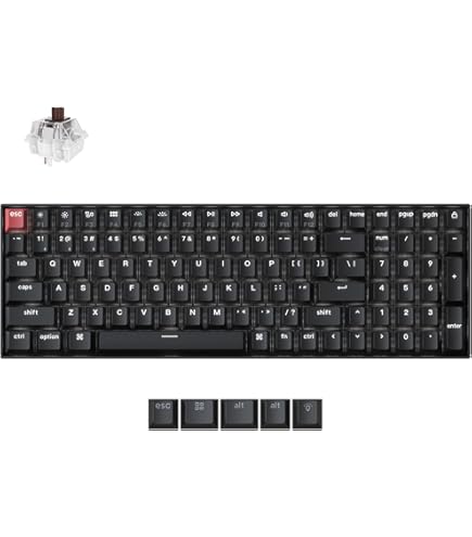 Amazon.com: Keychron K4 96% Layout QMK Wireless and Wired Options