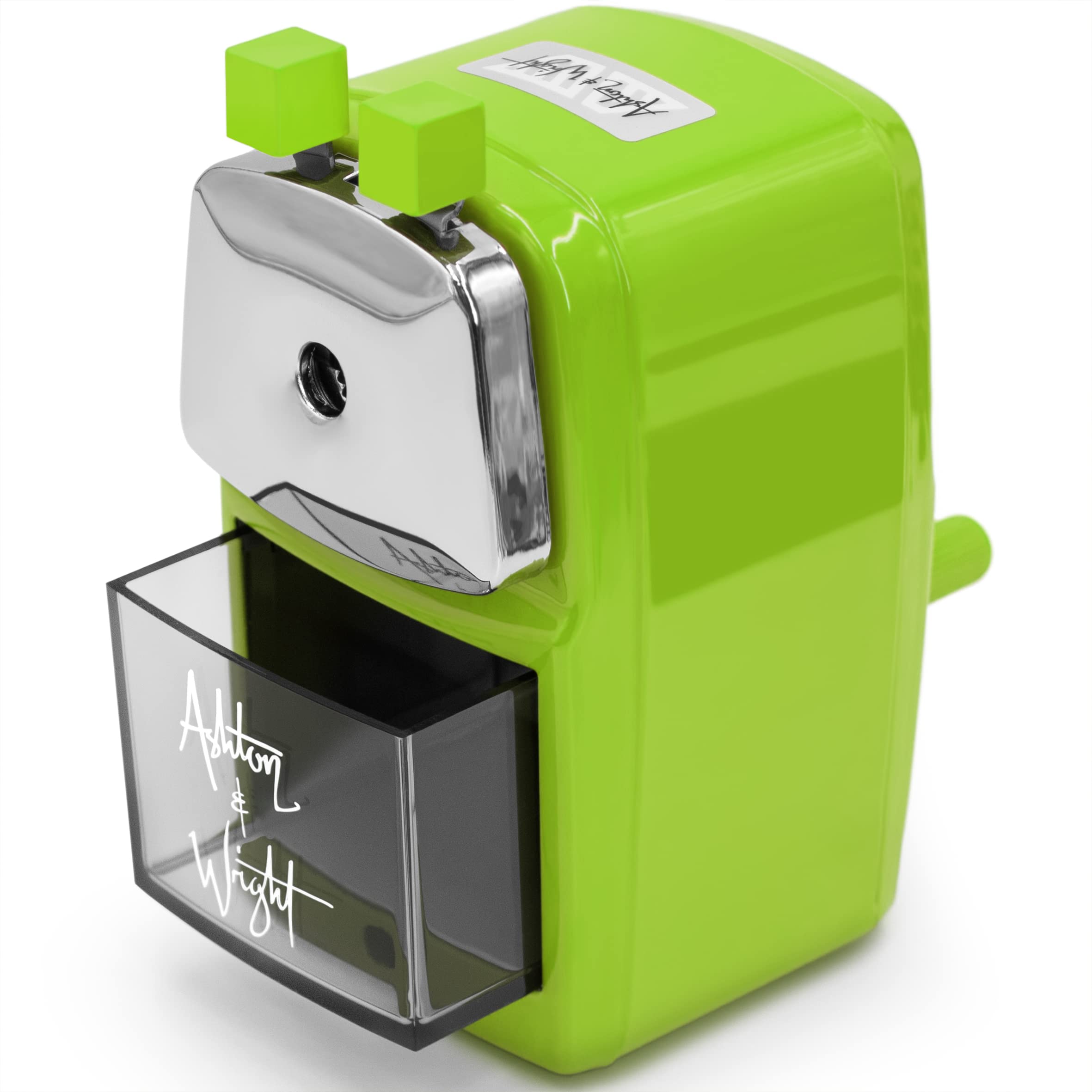 Ashton and Wright - Mechanical Desktop Pencil Sharpener - Lime Green
