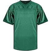 Rioofinx Blank Football Jersey American Hip Hop Football Jersey Sports T-Shirt Football Practice Jersey for Party