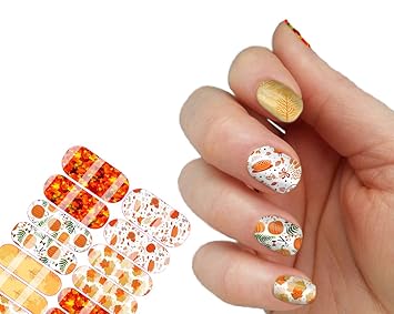 Amazon Com Thanksgiving Autumn Fall Leaves 2 Full Nail Decals Amazon Com Thanksgiving Autumn Fall Leaves 2 Full Nail Decals