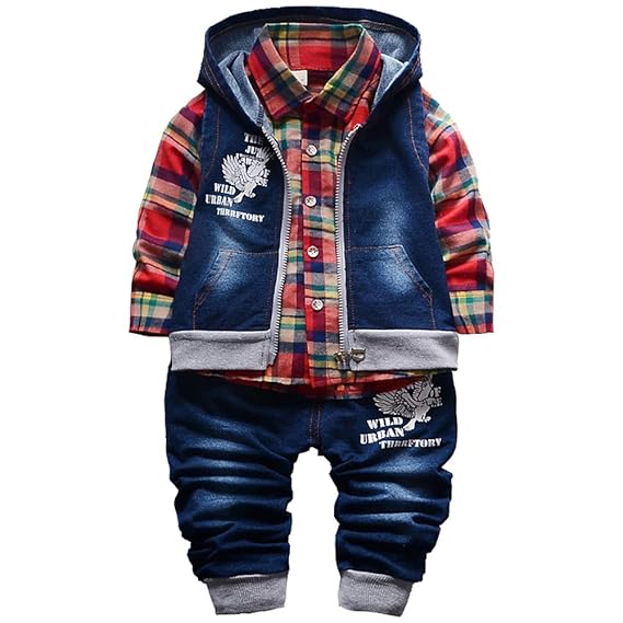 baby boy jean vest