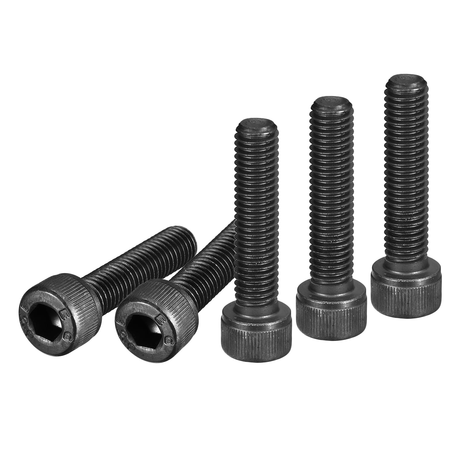 DTGN M8x35mm Socket Head Cap Screws Bolts, 20Pcs 12.9 Grade Alloy Steel, Metric Machine Hex Socket Screw, Hex Drive, Black Oxide Finish, UNC Coarse Thread Fully Threaded — image 1