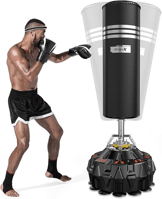 Dripex Free Standing Punch Bag for Adult & Youth, 5.8 FT Boxing Bag