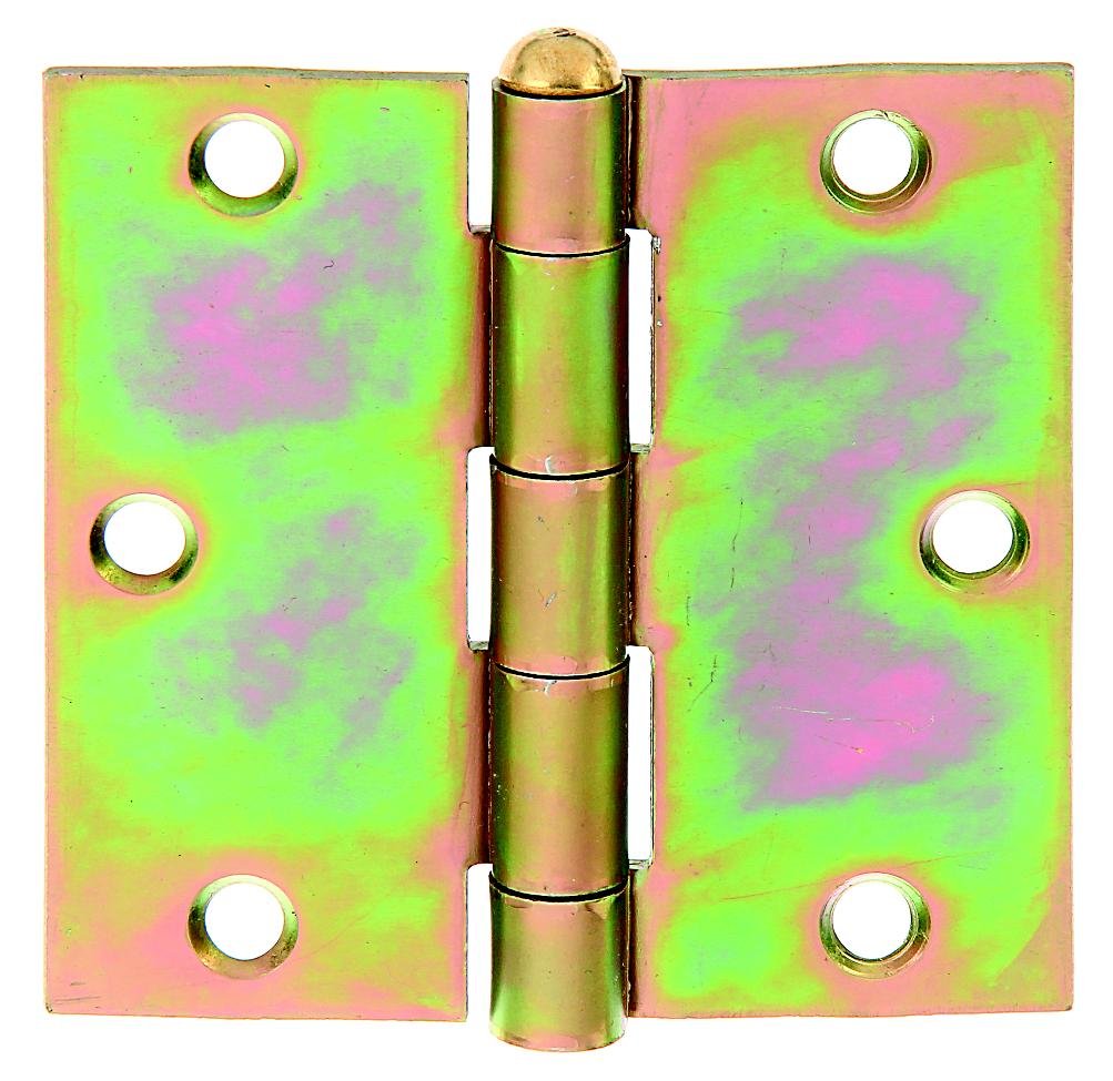Gah-Alberts 213299 Wattle Fence Hinge Length 90 mm Width 90 mm Yellow-Electrogalvanised