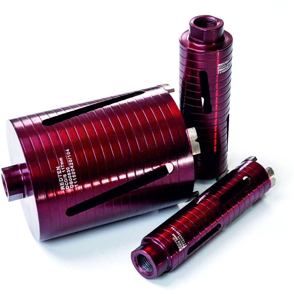 DART DB00800 Spiro Diamond Core Drill Bit, Red