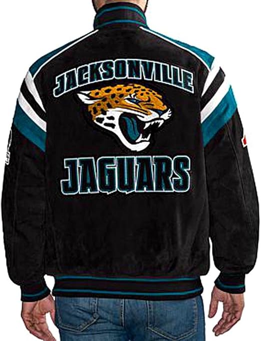Jacksonville Jaguars NFL Suede Leather Jacket Jags asst Size at Amazon