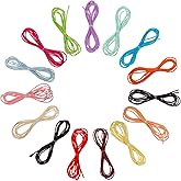Elastic String for Jewelry Making - 15 Colors 2mm Elastic Cord, 78 Inches per Roll (6.5 Ft) for Bracelet Making, Beading, DIY Crafts | Strong Stretchable Thread String