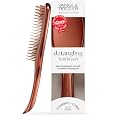 Tangle Teezer Chrome Ultimate Detangler Brush, Straight to Curly, Bronze | Patented two-tier, regular-flex teeth reduce break