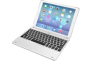 Arteck iPad 9.7-inch (iPad 6, 2018 / iPad 5, 2017) Keyboard, Ultra-Thin Bluetooth Keyboard with Folio Full Protection Case fo