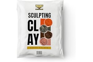 Wargames Delivered Green Stuff Modeling Putty Alternative, 2 Part Epoxy for Miniatures, Mold, Sculpt, Paint Hardens to Rock-Like Finish, Sandable, 3 Hour Working Time Apoxie Sculpt 4 Color Model Putty