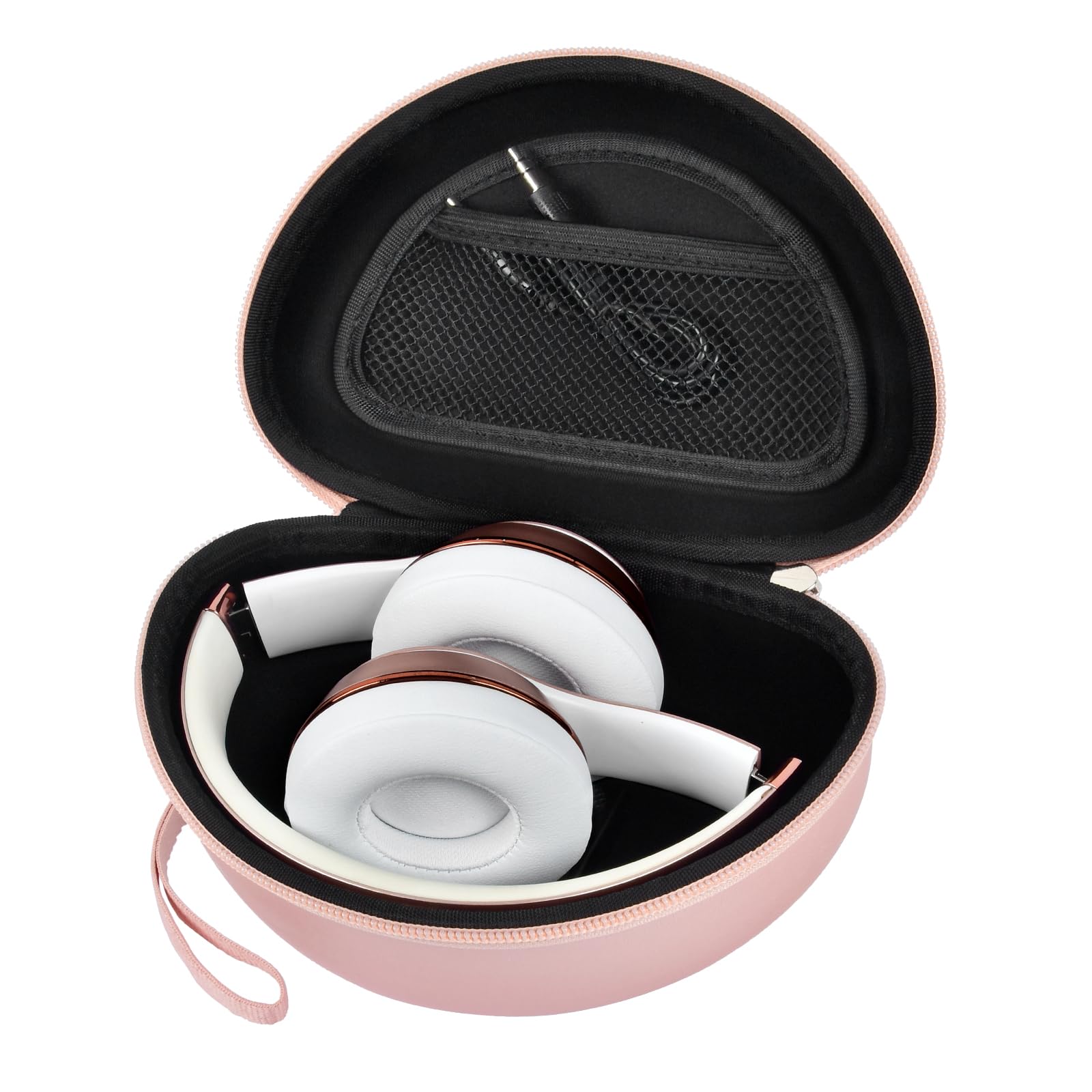 Photo 1 of Hard Headphone Case for Beats Solo 4, Studio Pro, Solo 3, Studio 3, Solo 2, Over Ear Headphone Carrying Storage with Cable Bag Strap for Travel (Box Only)
