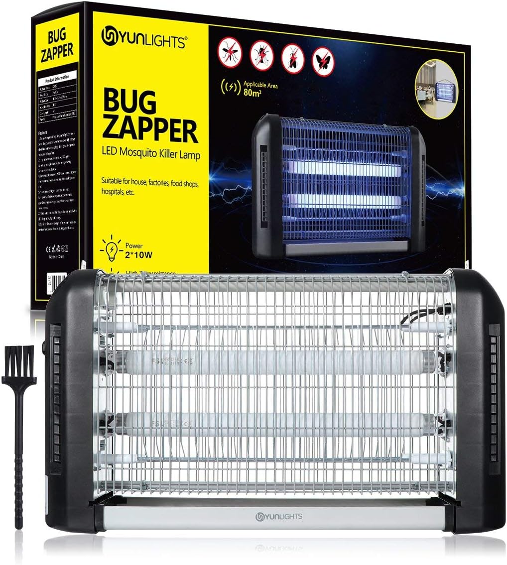 Bug Zapper Outdoor Electric Fly Traps Indoor 28W Fly Zapper Mosquito