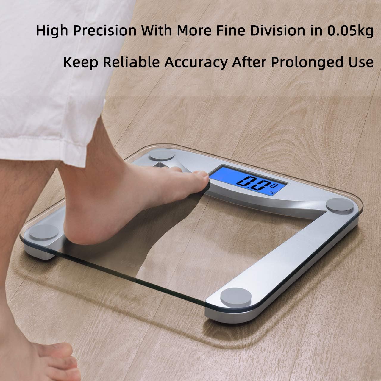 Vitafit Digital Body Weight Bathroom Scales Weighing Scales with Step