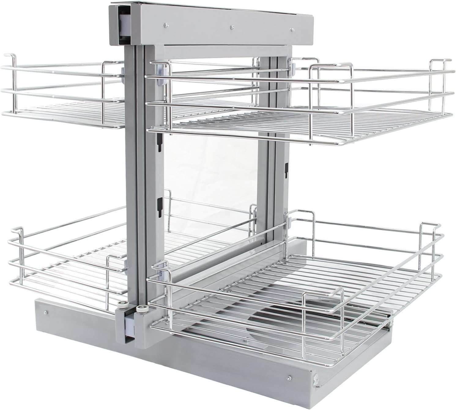 Kitchen Corner Pull Out Basket Drawer Corner Wire Slide Out Metal 4