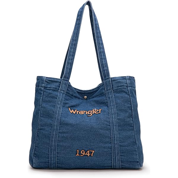 Amazon.com: Denim Tote Light Weight Shoulder Handbag Unisex