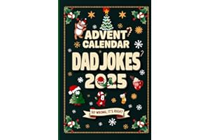 Advent calendar Dad Jokes 2025: 24 Days of Clean Holiday Humor to Bring Smiles to Men, Women, and Kids