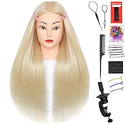 Mannequin Head Human Hair 26"-28" Female 80% Human