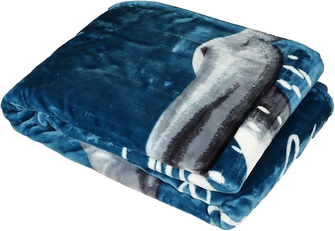 Almina Al 5 Wool Blanket Dolphin For 1 Person 160 Cm X 220 Cm Super Soft Machine Washable 100 Polyester Amazon De Kuche Haushalt