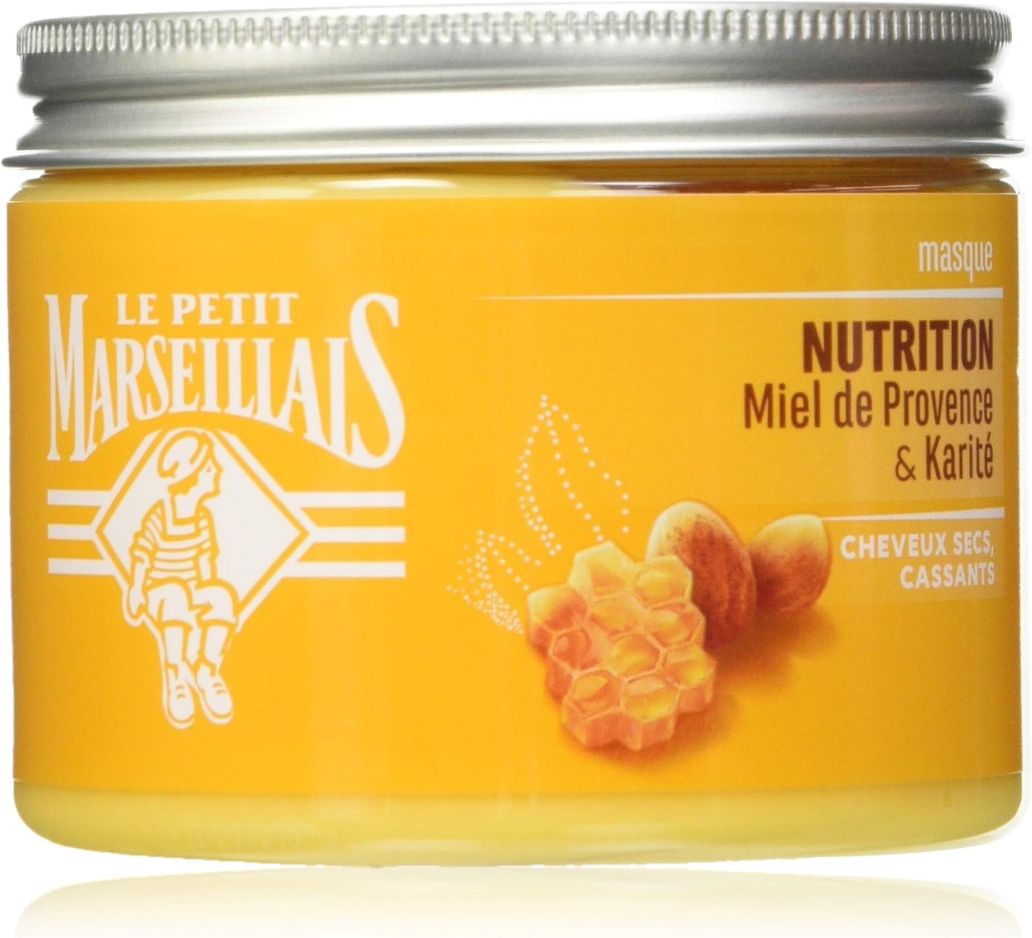 Le Petit Marseillais Nutrition Mask for Dry and Damaged Hair Provence Honey & Shea 300 ml, 0.5 ml (Pack of 600)