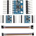 EPLZON 3pcs MPU-6050 GY-521 MPU6050 3 Axis Accelerometer Module 6 DOF Gyroscope Sensor Module 16 Bit AD Converter Data Output IIC I2C for Arduino