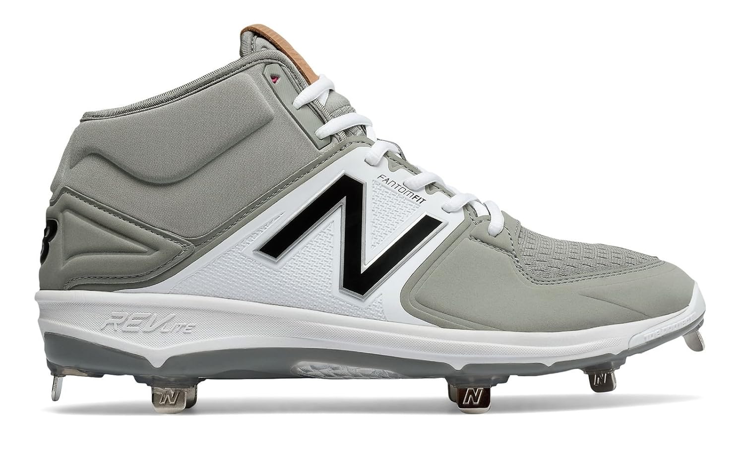 正規激安 ニューバランス New Balance 靴シューズ メンズ野球 Mid Cut 3000v3 Metal Cleat Grey With White グレー ホワイト Us 13 31cm B01n3u7mp5 工場直送 Celebration Fl Us