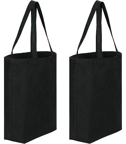 Amazon.com: YACEYACE Canvas Zipper Tote Bag, 1Pcs 14