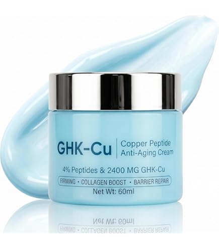 does ghk cu debloat your face Amazon.com: QUBIT GHK-Cu Copper Peptide Face Cream – 4% Peptides  Moisturizer for Fine Lines, Wrinkles, Firming, Deep Hydration & Collagen –  2400mg GHK-Cu – for All Skin Types, 30g : Beauty &