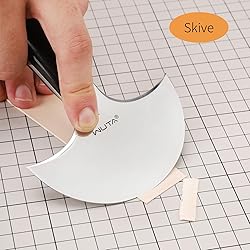 WUTA Leather Cutting Knife Ultra Sharp Round Head