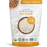 One Degree Organics Organic Sprouted Oat Flour, 18oz | Whole Grain Baking Flour, Glyphosate-Free, USDA Organic, Gluten-Free, Non-GMO, Vegan, Kosher, White Flour Alternative