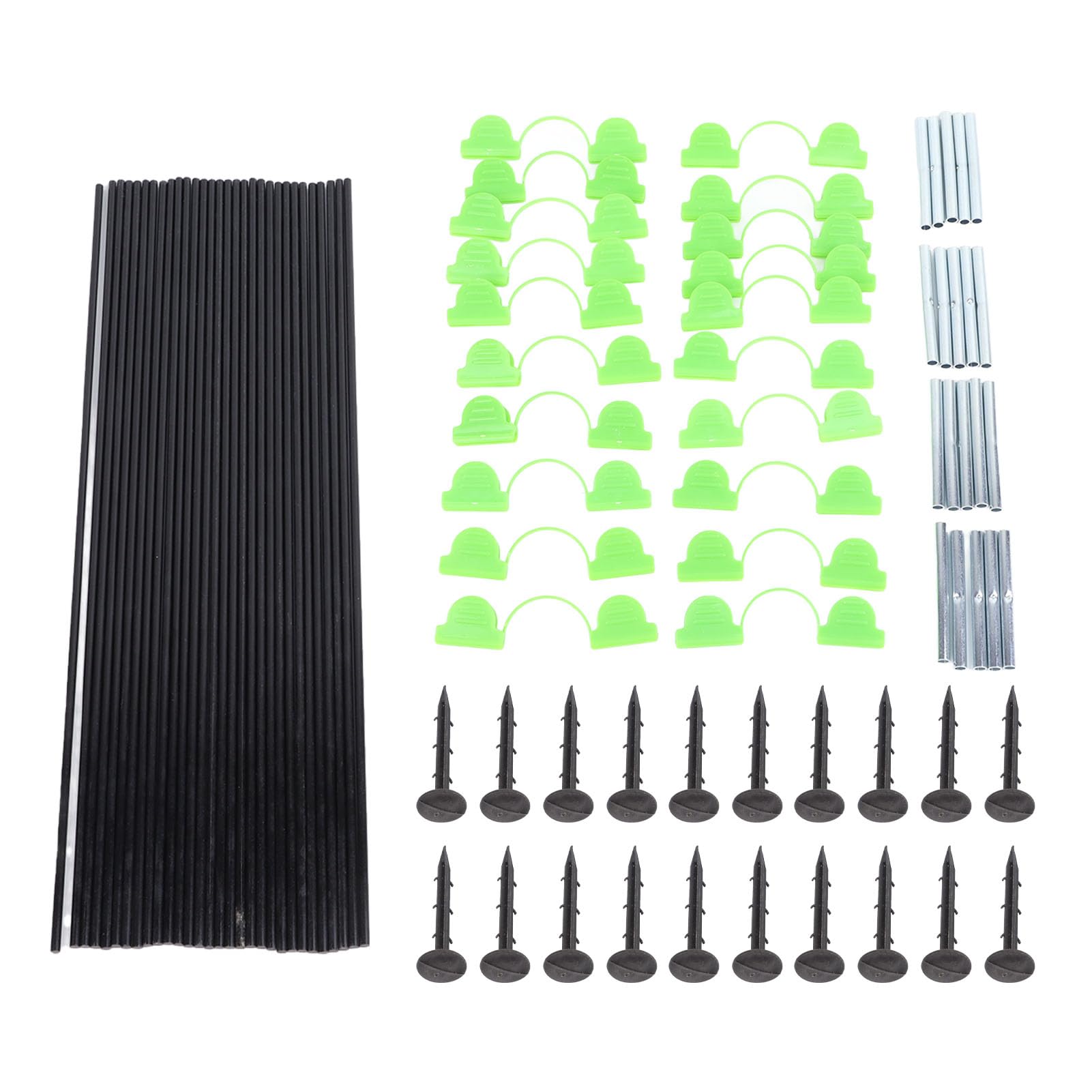 30 Pcs Greenhouse Hoops Grow Tunnel 10 Sets Garden Hoops, Garden Hoops Frame for Garden Netting Raised Bed Plant Shade Cloth Row Cover DIY Plant Support Garden Stakes