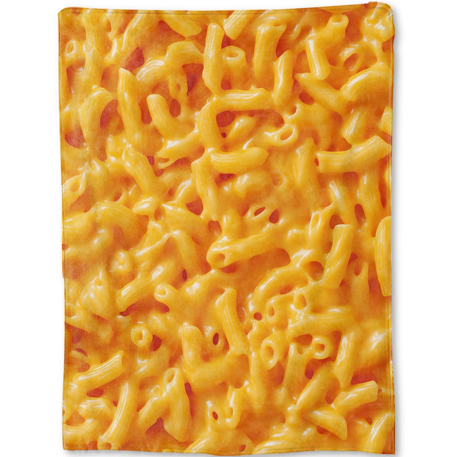 Photo 1 of ainori Mac and Cheese Blanket - Fun Macaroni Food Fleece Throw,Gifts for Adult, Soft & Warm,Lightweight, for Modern Art Decor, Kitchen Lovers,Living Room Home Accents 50x60in