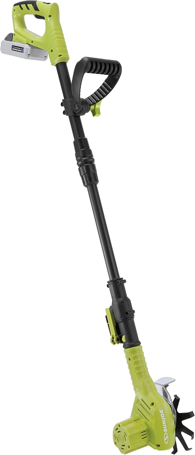 Sun Joe TJW24C 24-Volt Cordless Telescoping Power Weeder/Cultivator, Kit (w/ 2.0-Ah Battery and Charger) : Garden & Outdoor