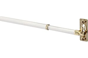 Mainstay- White Sash Rod, 5/16" Diameter, (21-38", 2 Pack)