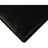 Wearwell Footbath Mat - Black. Shoe Sanitizing Mat. High Edges for Cleaning Solutions. 24"" L x 32"" W x 1/2"" Thickness. For Food Processing Facilities (222.12x24x32BK)
