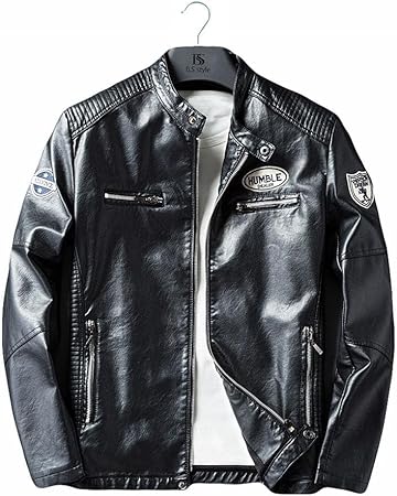 Amazon Shisei しせい レザージャケット レザーコート Puジャケット メンズ 裏起毛 バイクジャケット バイク用レザージャケット 春秋用 オシャレ 暖かい 防風防寒jacket 4color ジャケット 車 バイク