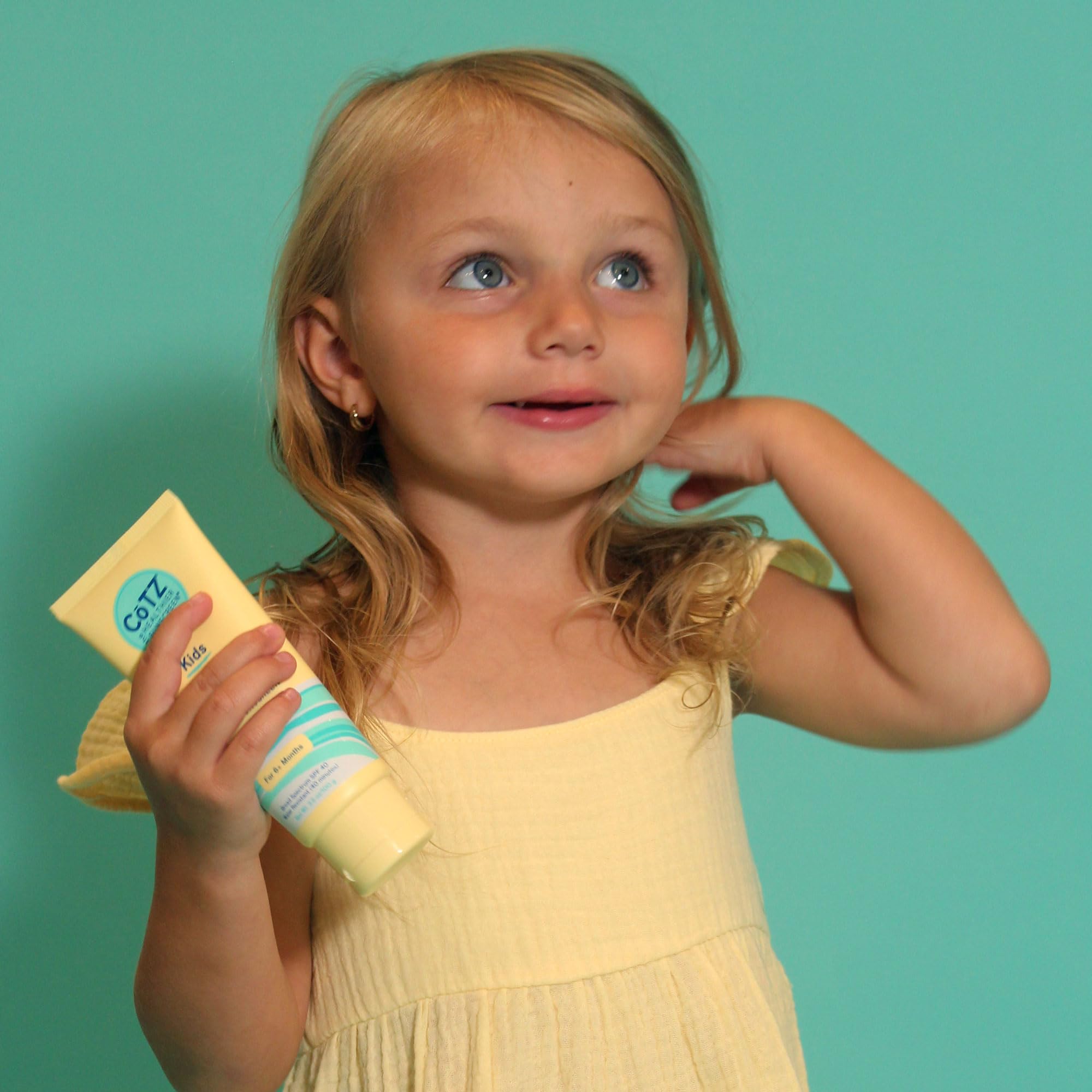 CoTZ Kids Mineral Sunscreen |SPF 40 | Lightweight Sunscreen | No White Cast